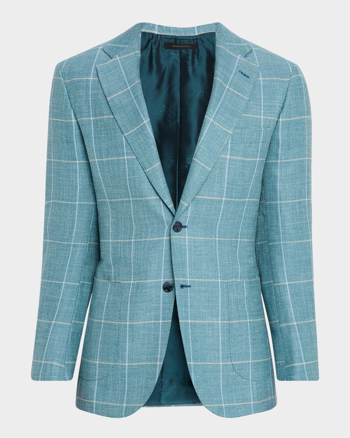 Brioni Men 's Windowpane Sport Coat
