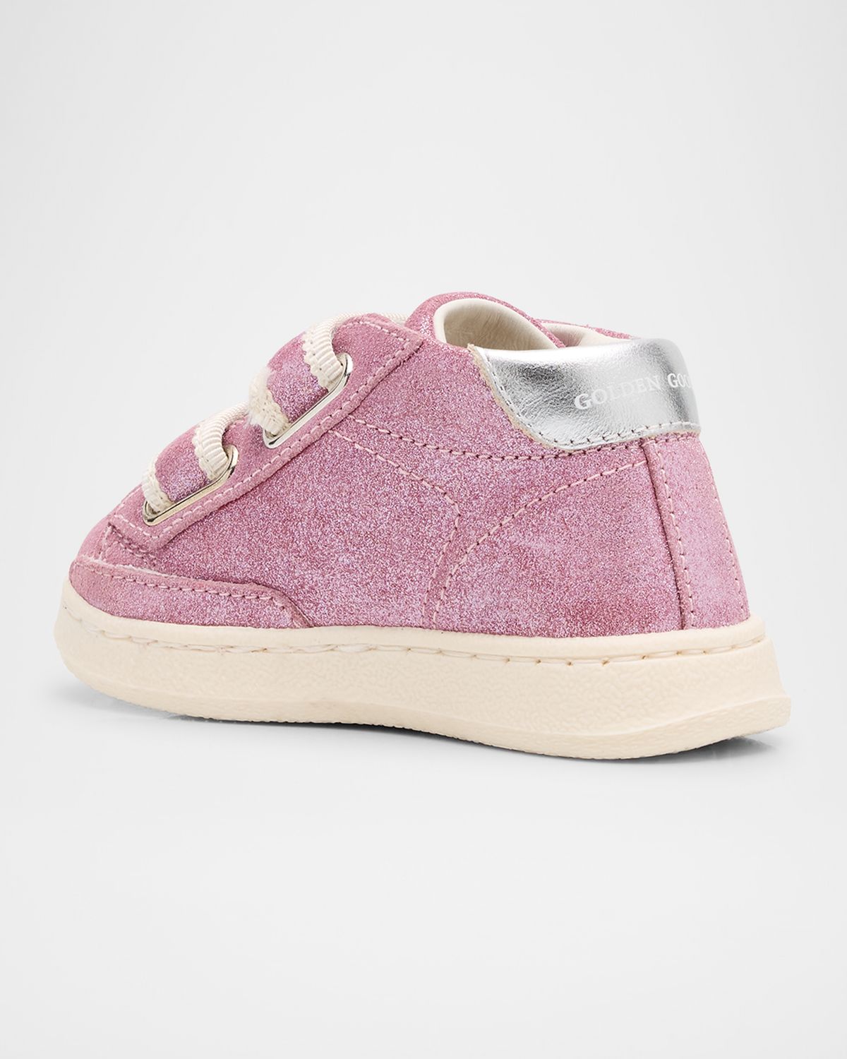 Golden Goose Girl 's Metallic Logo-Print Low Top Sneakers, Baby/Toddlers