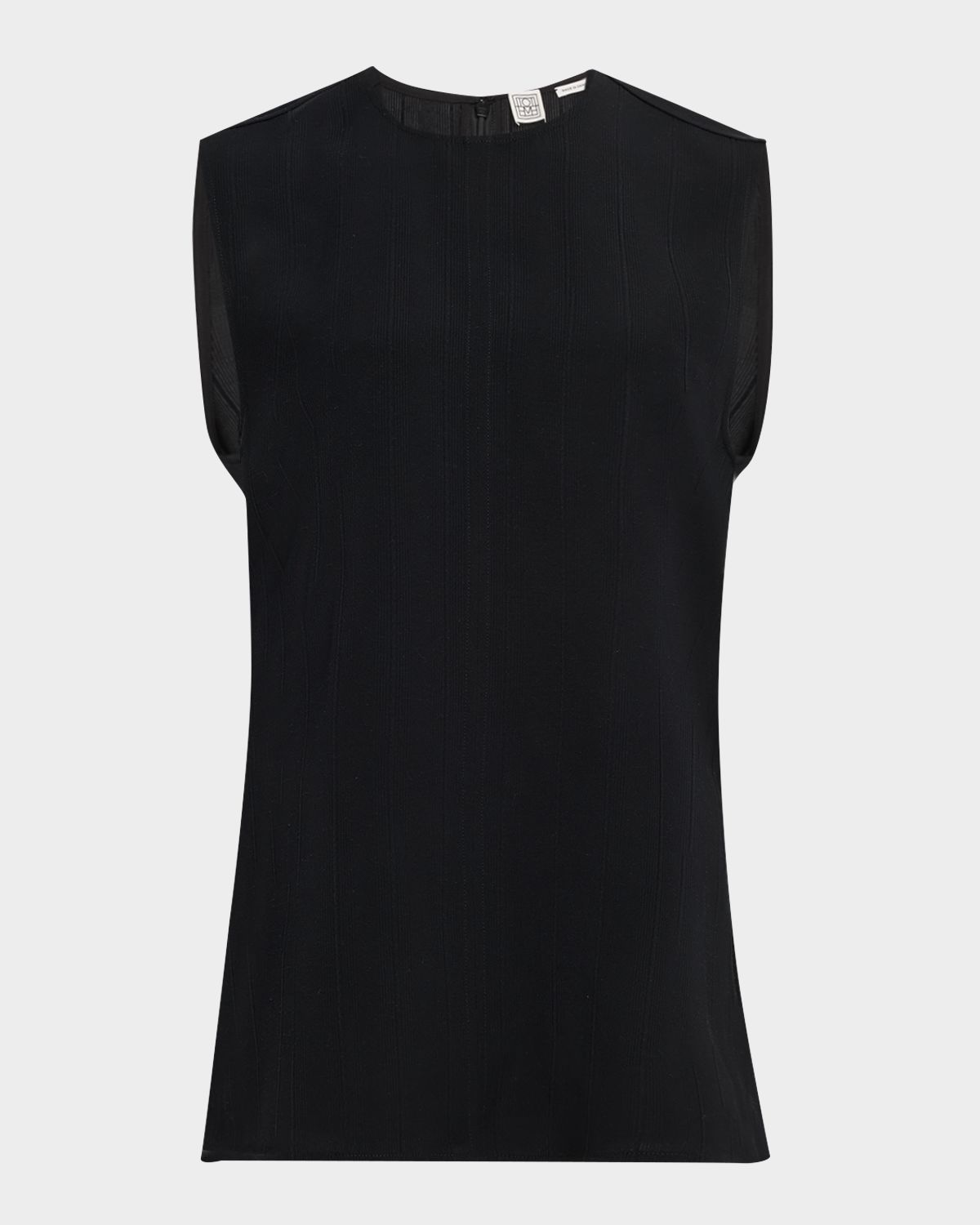 Toteme Sleeveless Woven Stripe Top