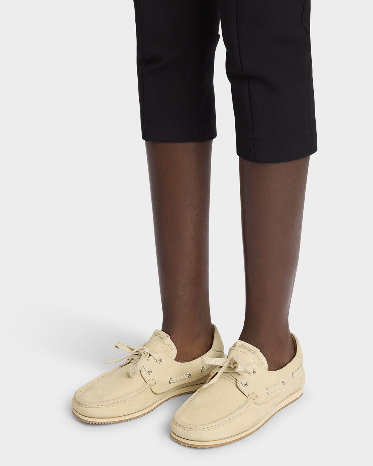 Jacquemus Moc-Toe Leather Boat Shoes | Thumbnail 5 Jacquemus Moc-Toe Leather Boat Shoes | Thumbnail 5