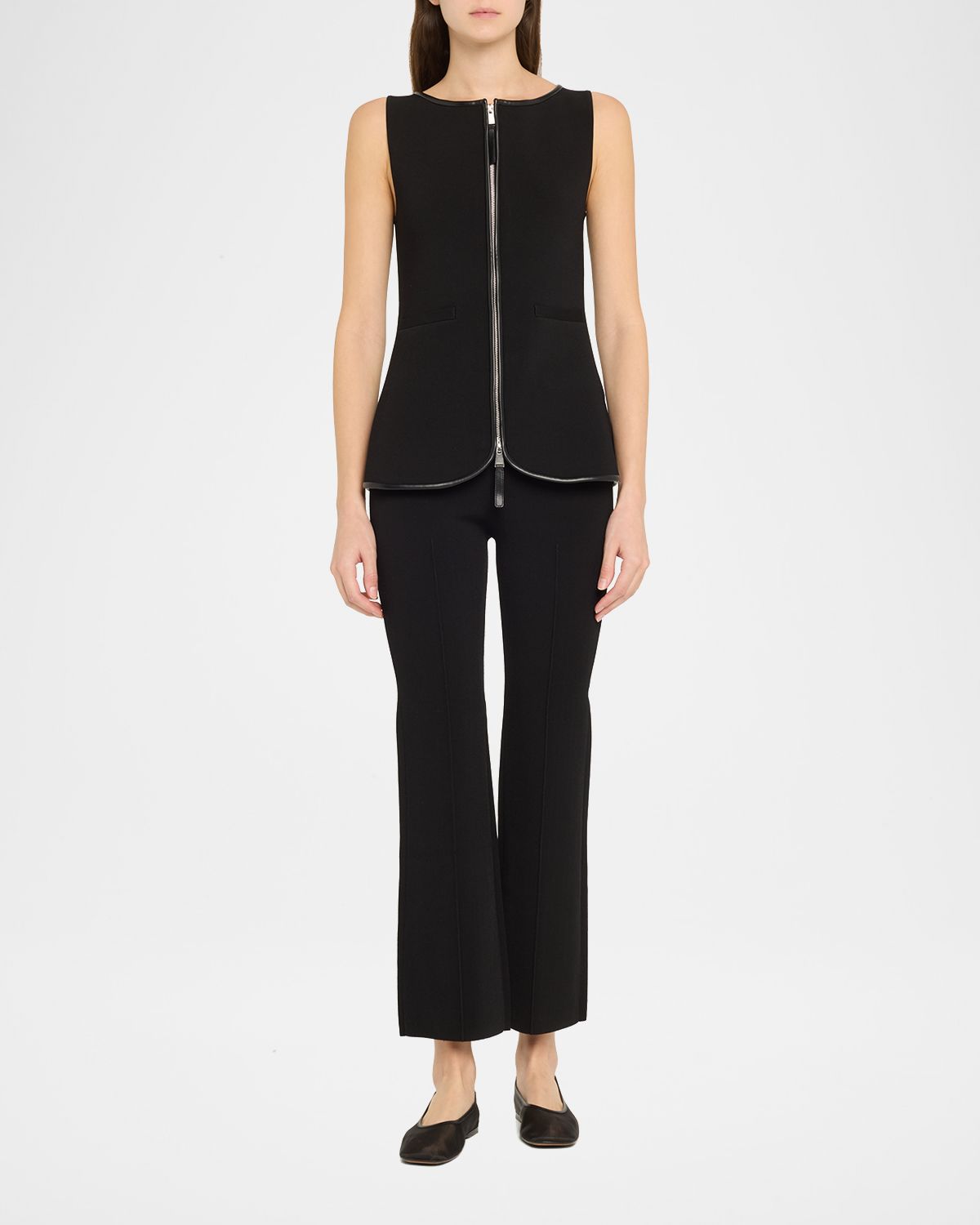 SIMKHAI Ashlon Pull-On Cropped Pants
