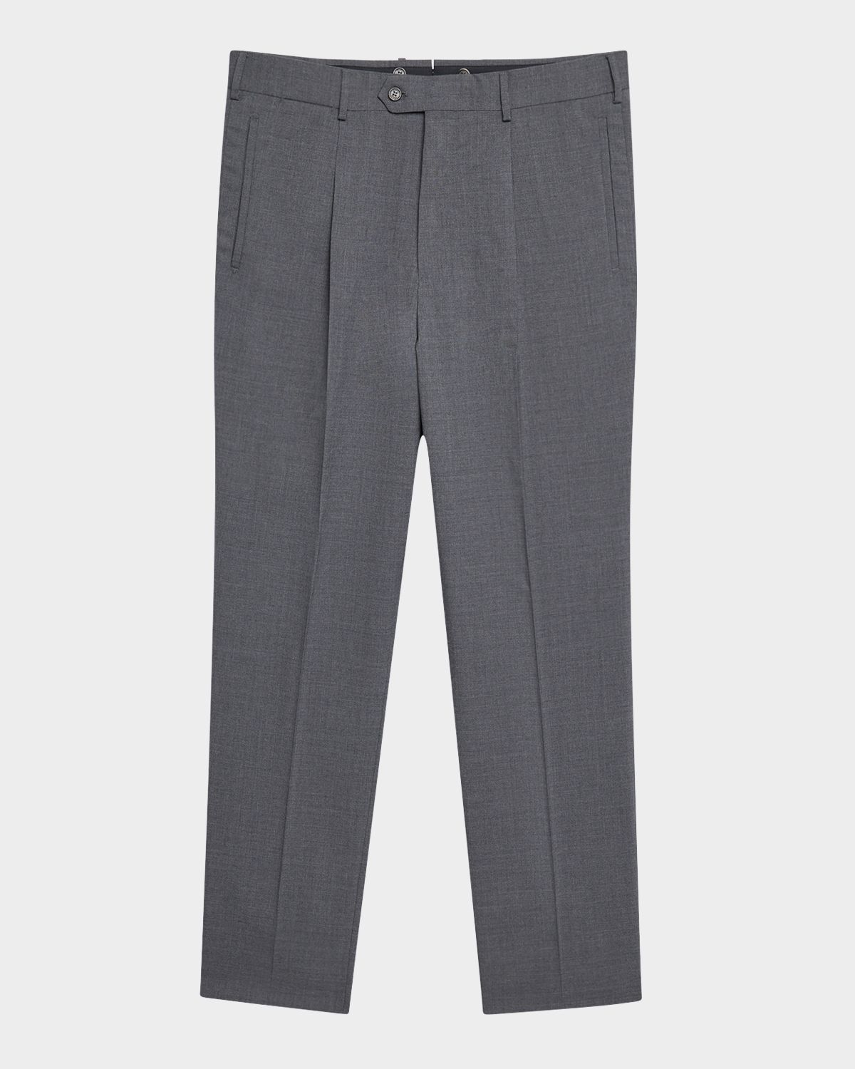 dunhill Men 's Wool Single-Pleated Trousers