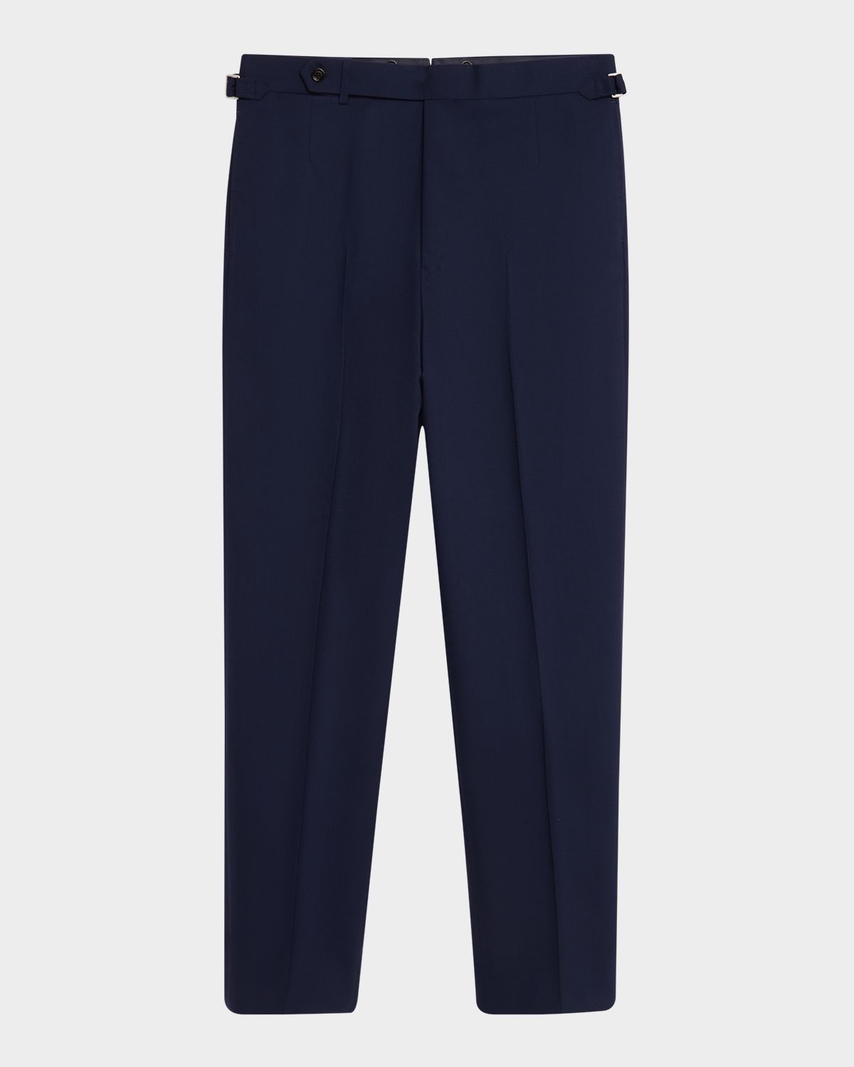 dunhill Men 's Wool Flat-Front Trousers