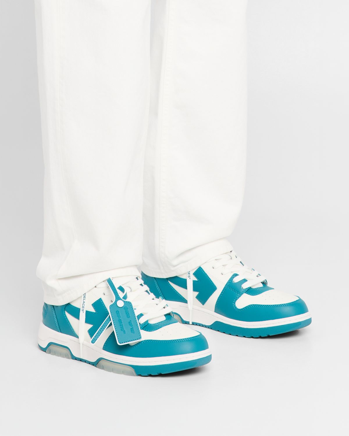 Off-White Men 's Out Of Office Leather Low-Top Sneakers