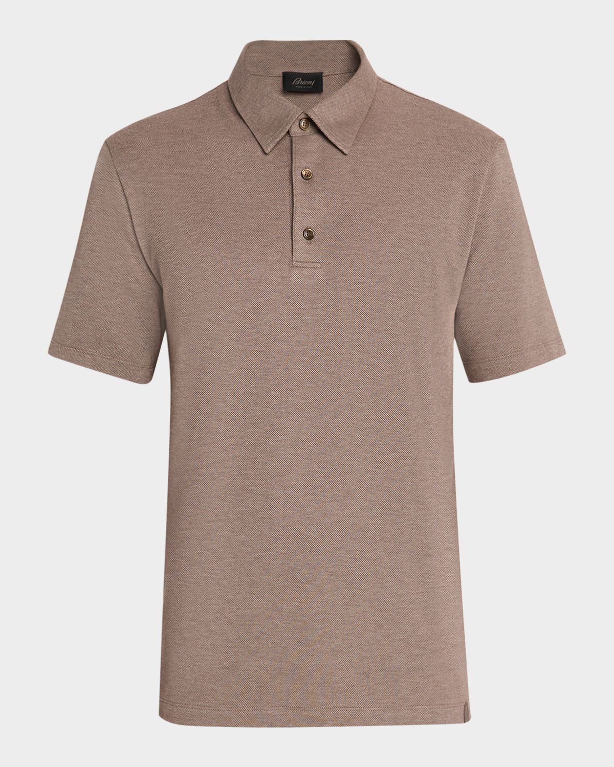 Brioni Men 's Jersey Pique Polo Shirt