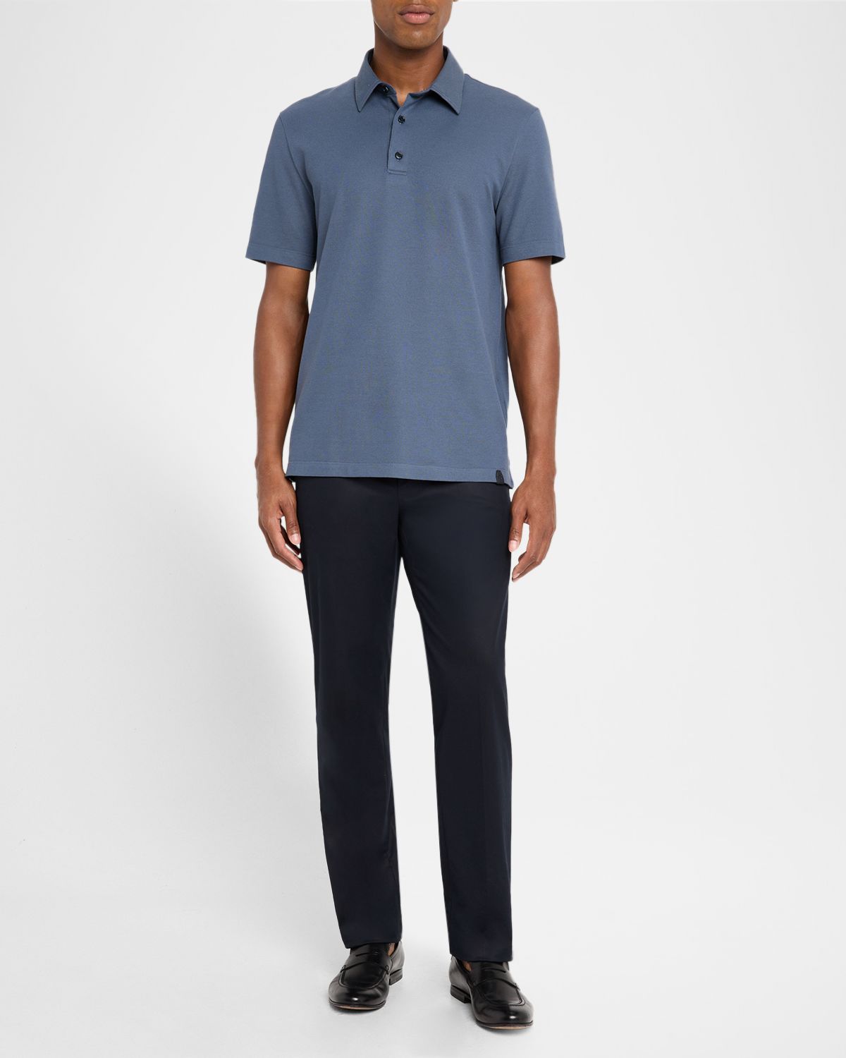 Brioni Men 's Jersey Pique Polo Shirt | Thumbnail 6 Brioni Men 's Jersey Pique Polo Shirt | Thumbnail 6