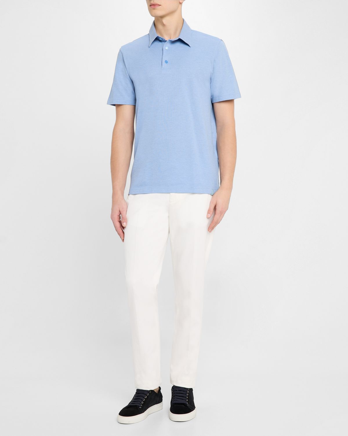 Brioni Men 's Jersey Pique Polo Shirt | Thumbnail 6 Brioni Men 's Jersey Pique Polo Shirt | Thumbnail 6