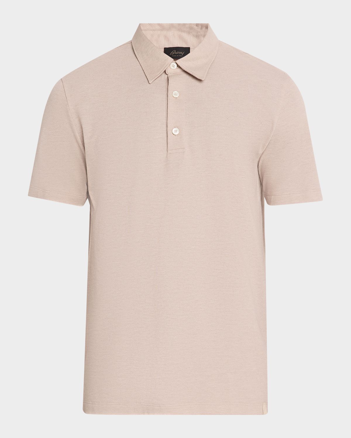Brioni Men 's Jersey Pique Polo Shirt