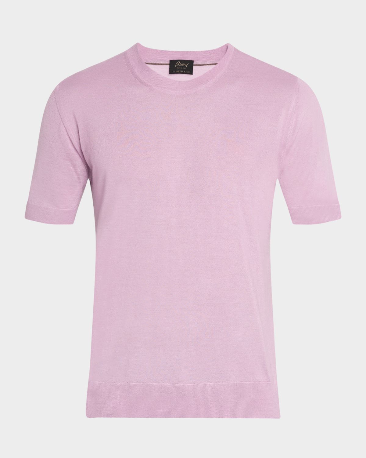 Brioni Men 's Short-Sleeve Knit Sweater