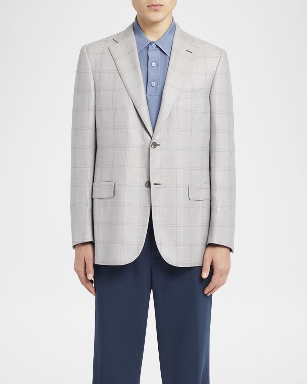 Brioni Men 's Windowpane Sport Coat