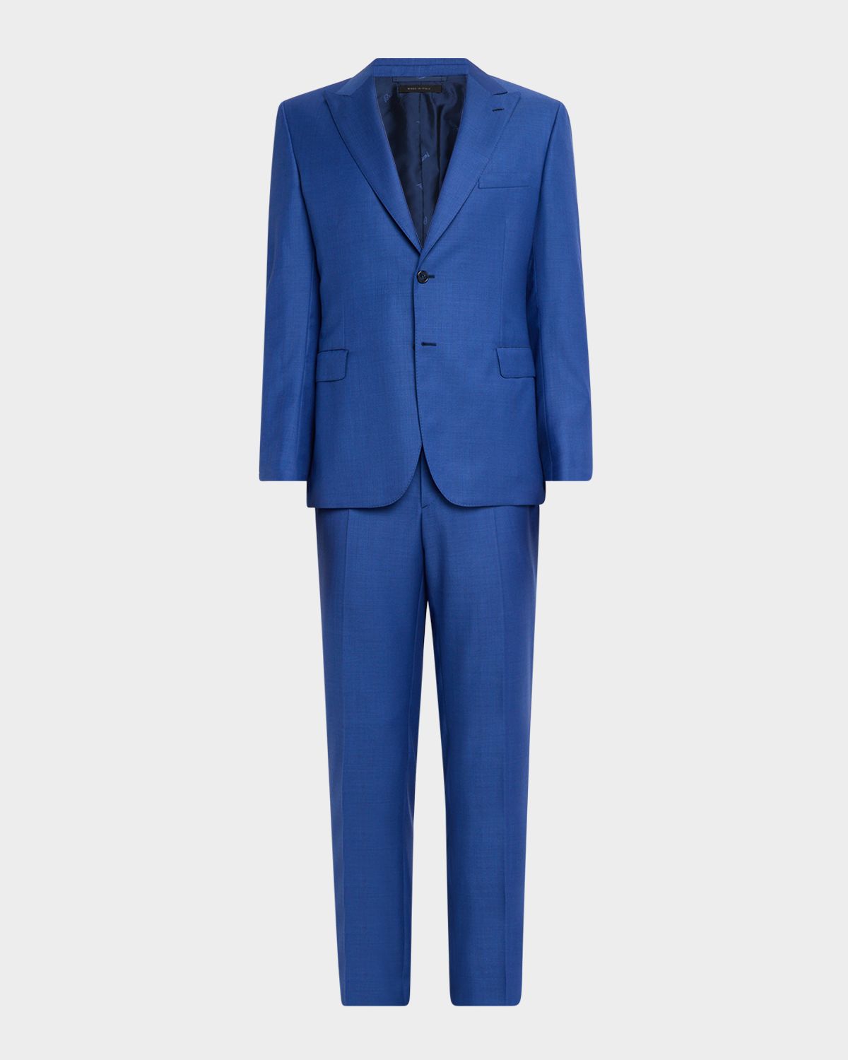Brioni Men 's Sharkskin Wool Peak-Lapel Suit
