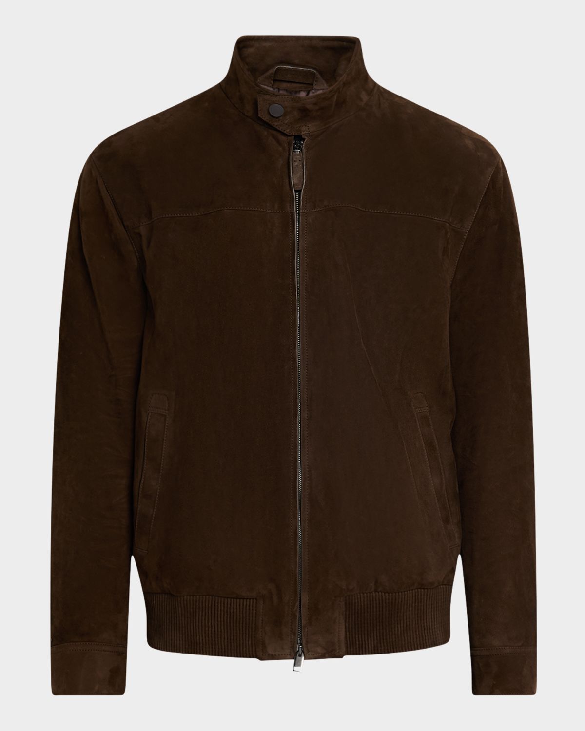 Brioni Men 's Suede Full-Zip Blouson