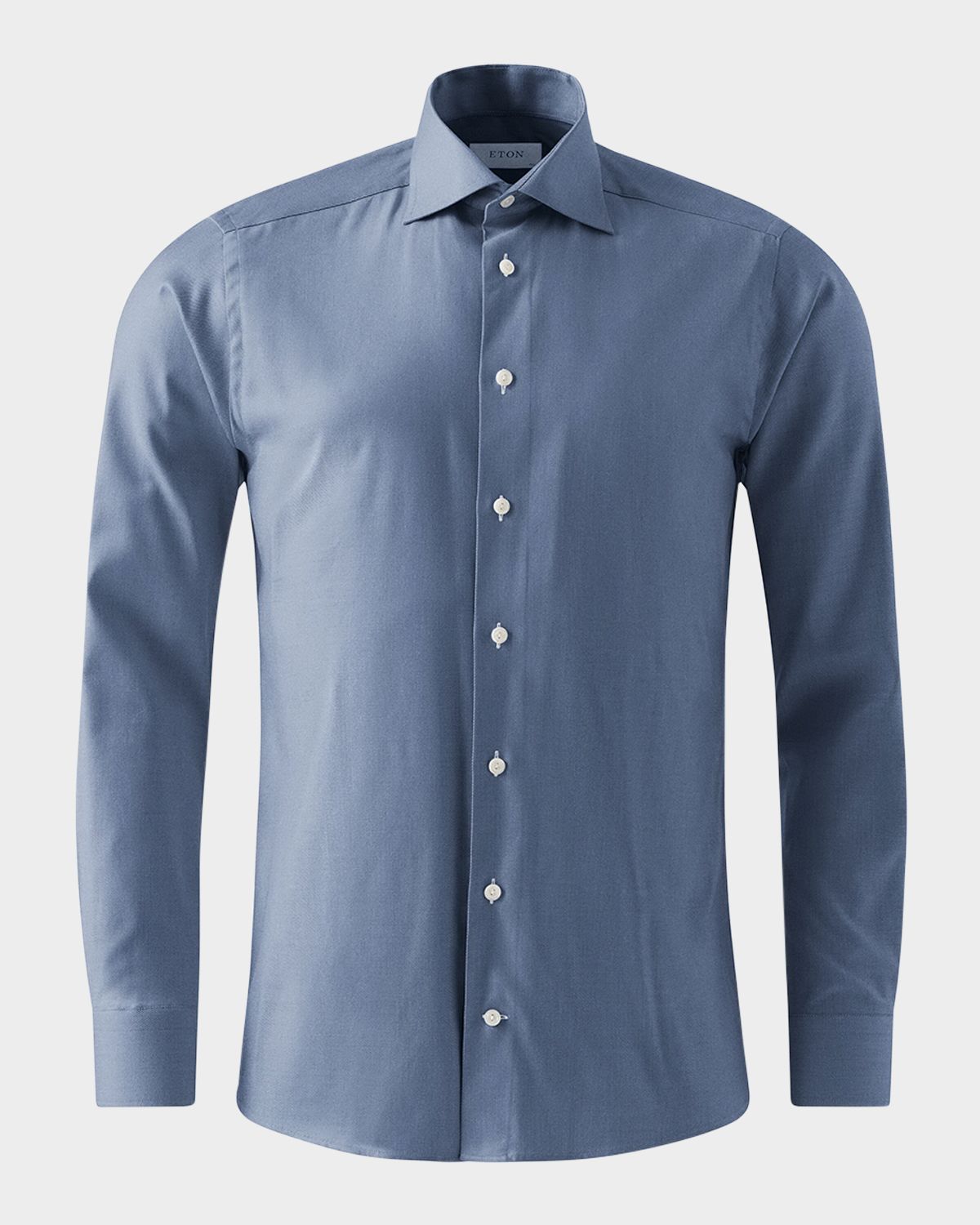 Eton Men 's Contemporary Fit Cotton-Lyocell Sport Shirt