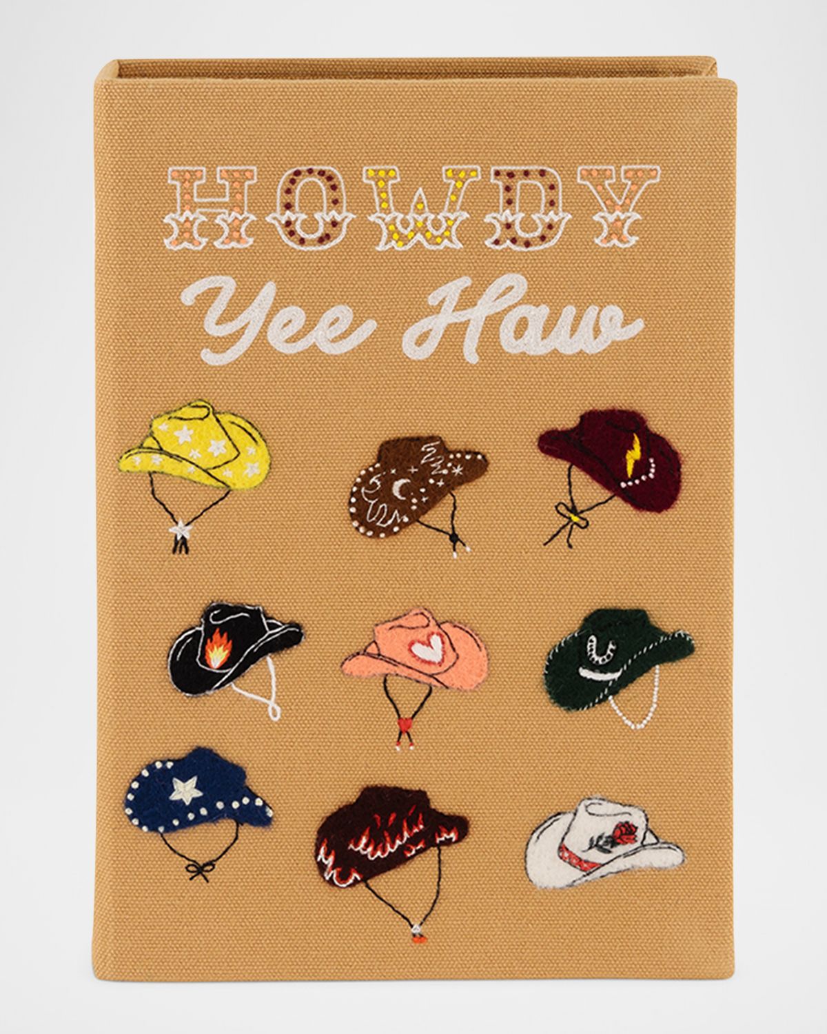 Olympia Le-Tan Howdy Cowgirl Hats Book Clutch Bag
