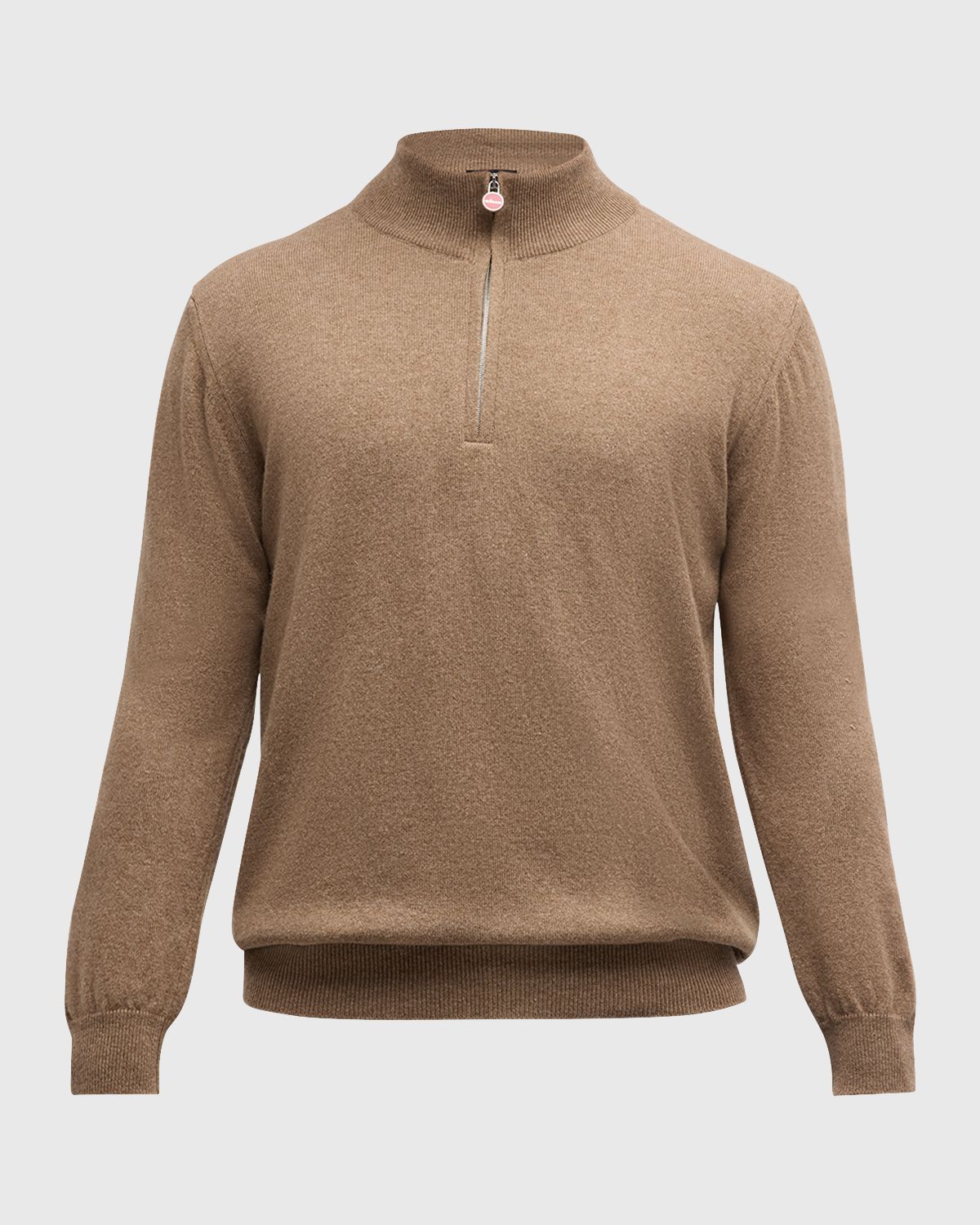 Kiton Men 's Cashmere Quarter-Zip Sweater