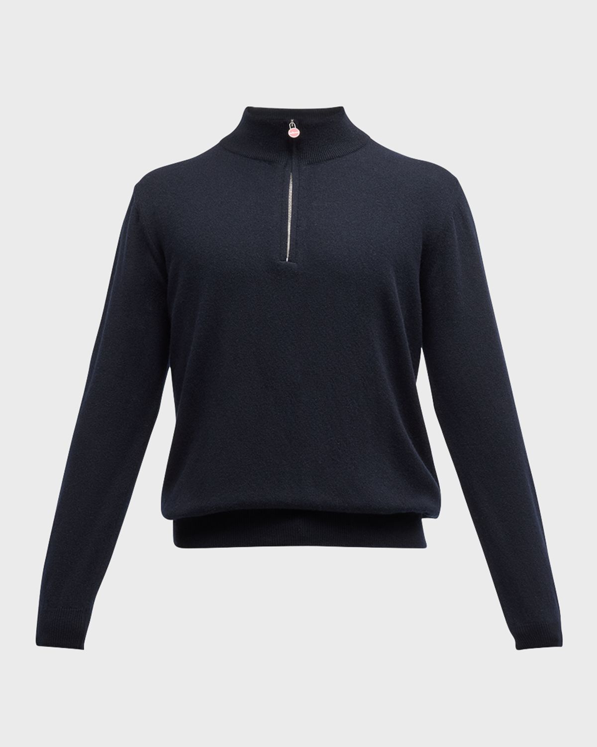 Kiton Men 's Cashmere Quarter-Zip Sweater