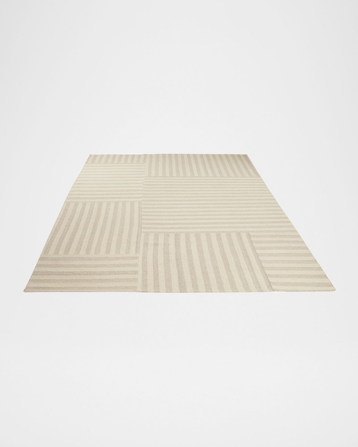 Ralph Lauren Home Celeste Stripe Patch Hand-Woven Rug