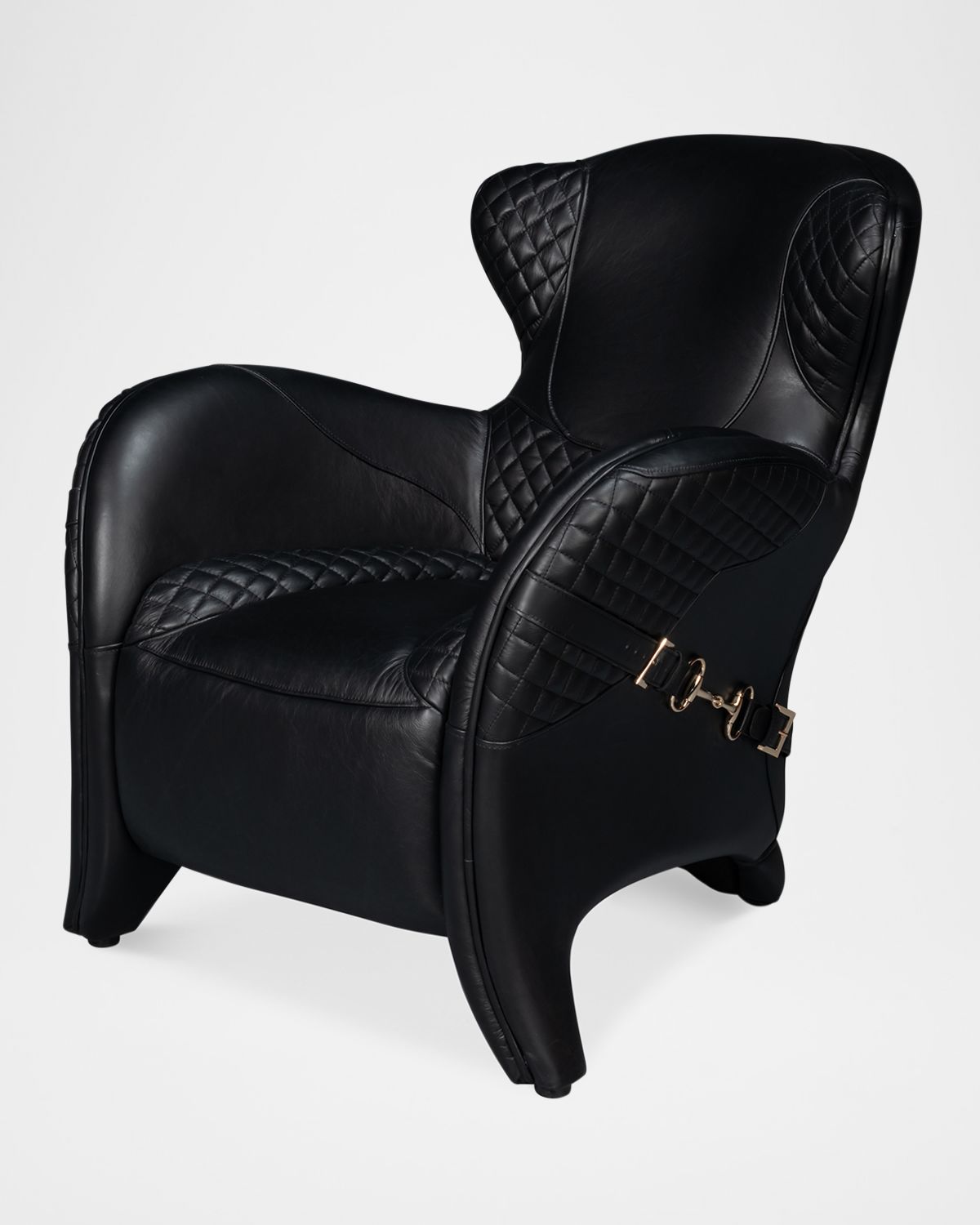 Sarreid Hera Leather Arm Chair | Thumbnail 6