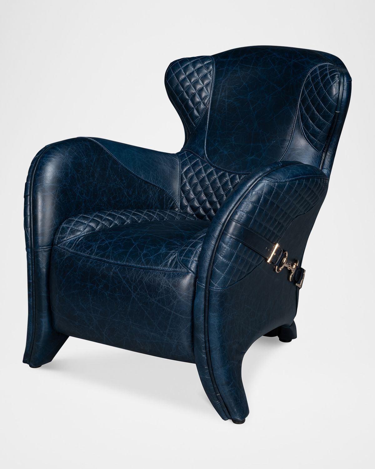 Sarreid Hera Leather Arm Chair | Thumbnail 6