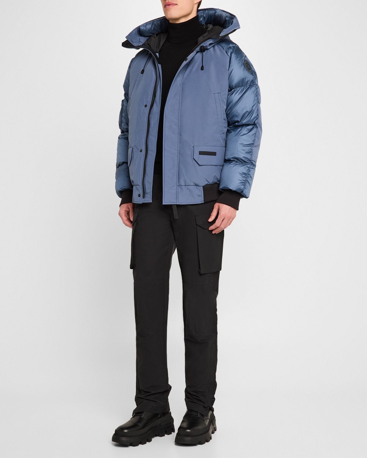 Canada Goose Men 's Paradigm Chilliwack Down Hooded Bomber Jacket