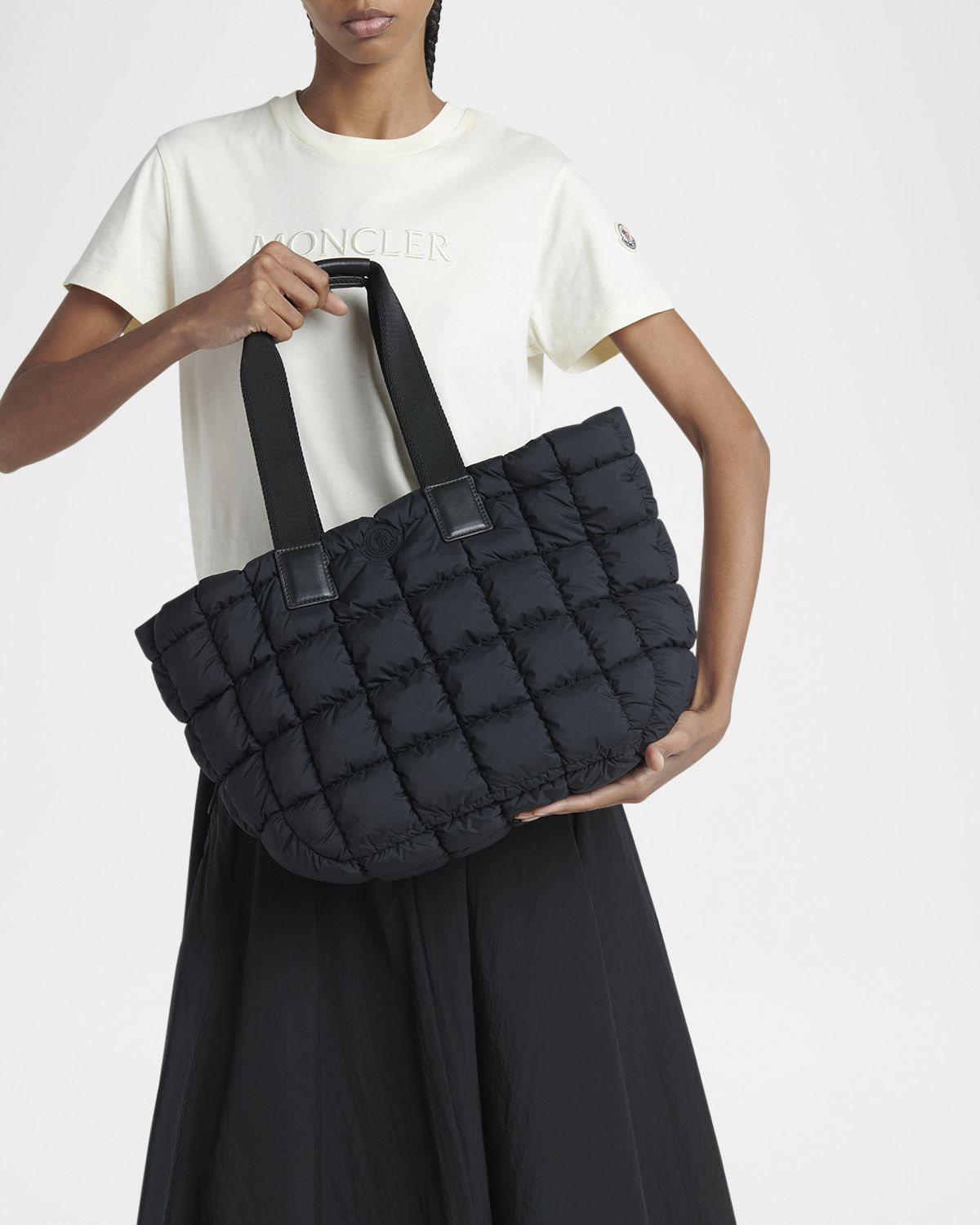 Moncler Caradoc Quilted Tote Bag
