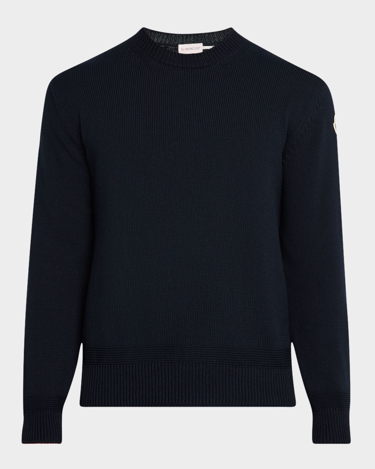 Moncler Men 's Cotton Crewneck Sweater | Thumbnail 6 Moncler Men 's Cotton Crewneck Sweater | Thumbnail 6