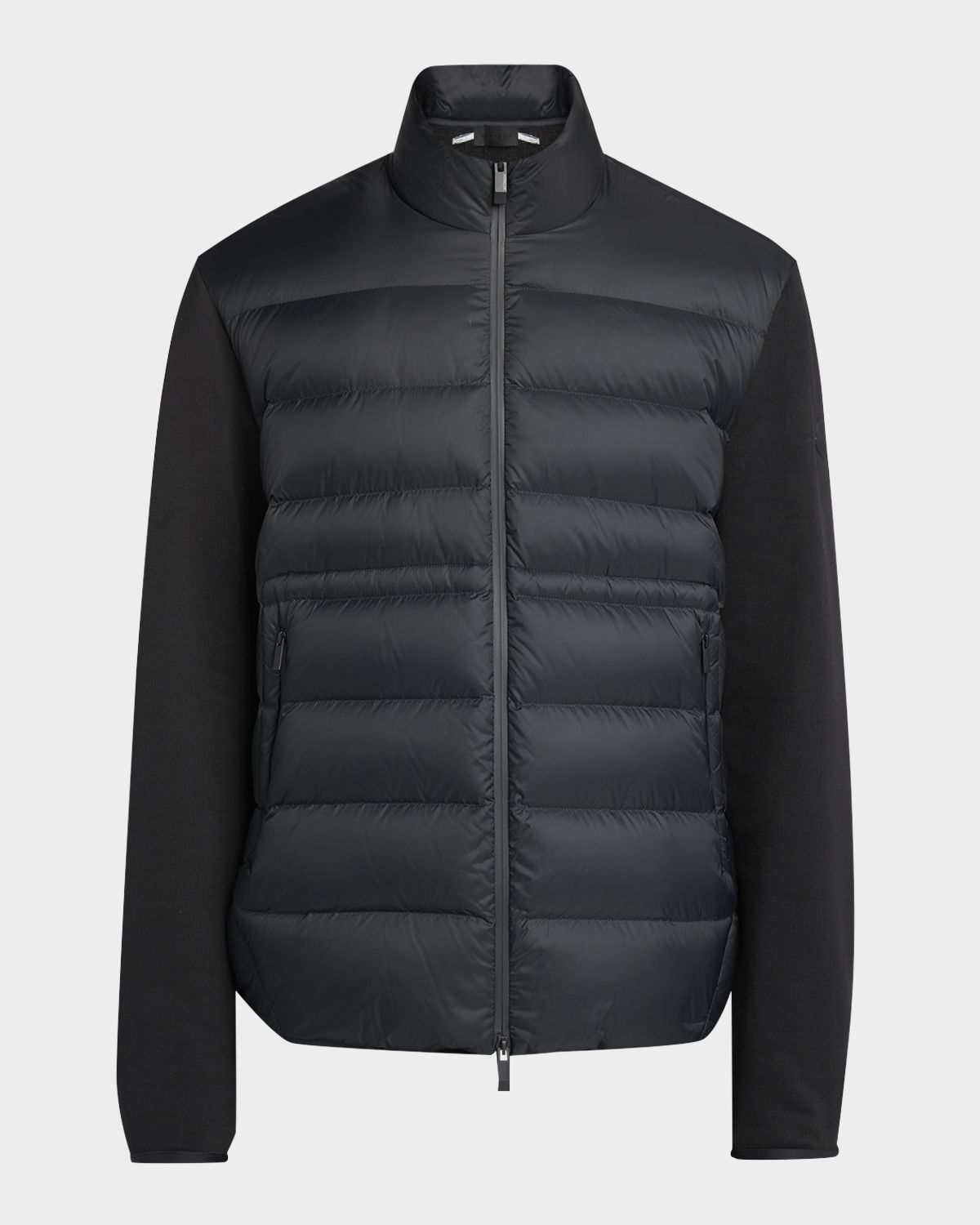 Moncler Men 's Zip-Up Down Knit Combo Jacket