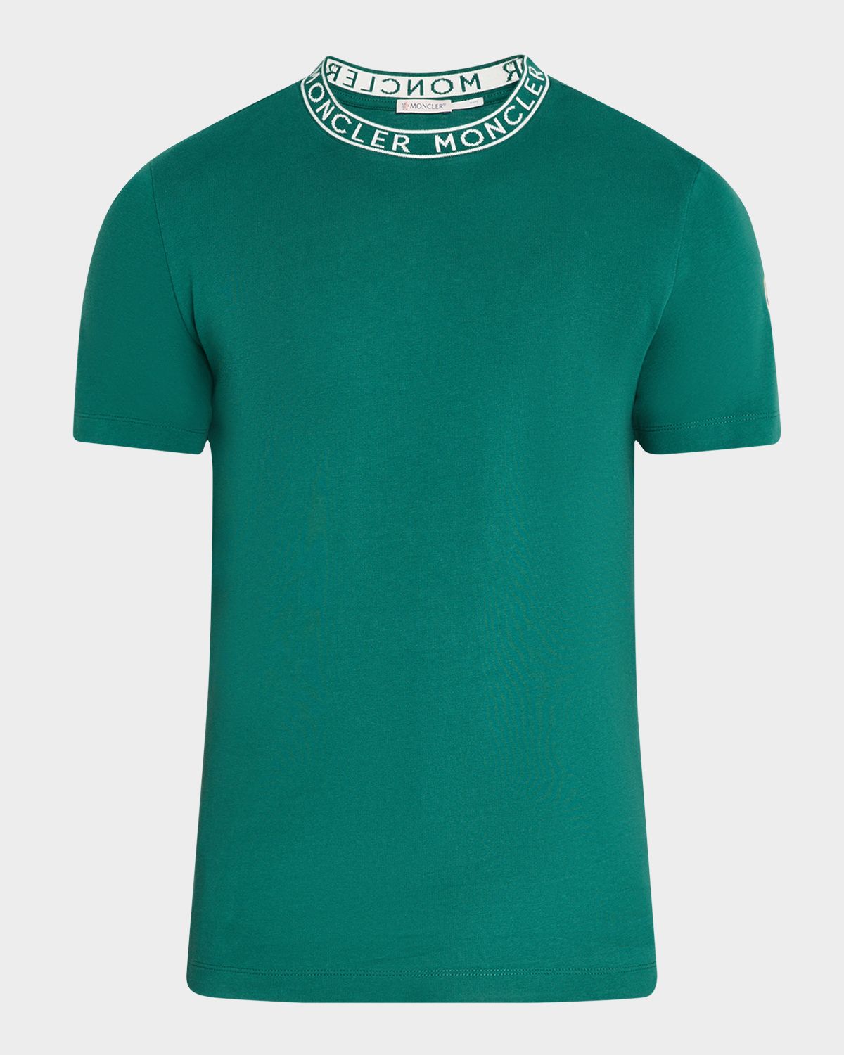 Moncler Men 's Logo-Collar Jersey T-Shirt | Thumbnail 6
