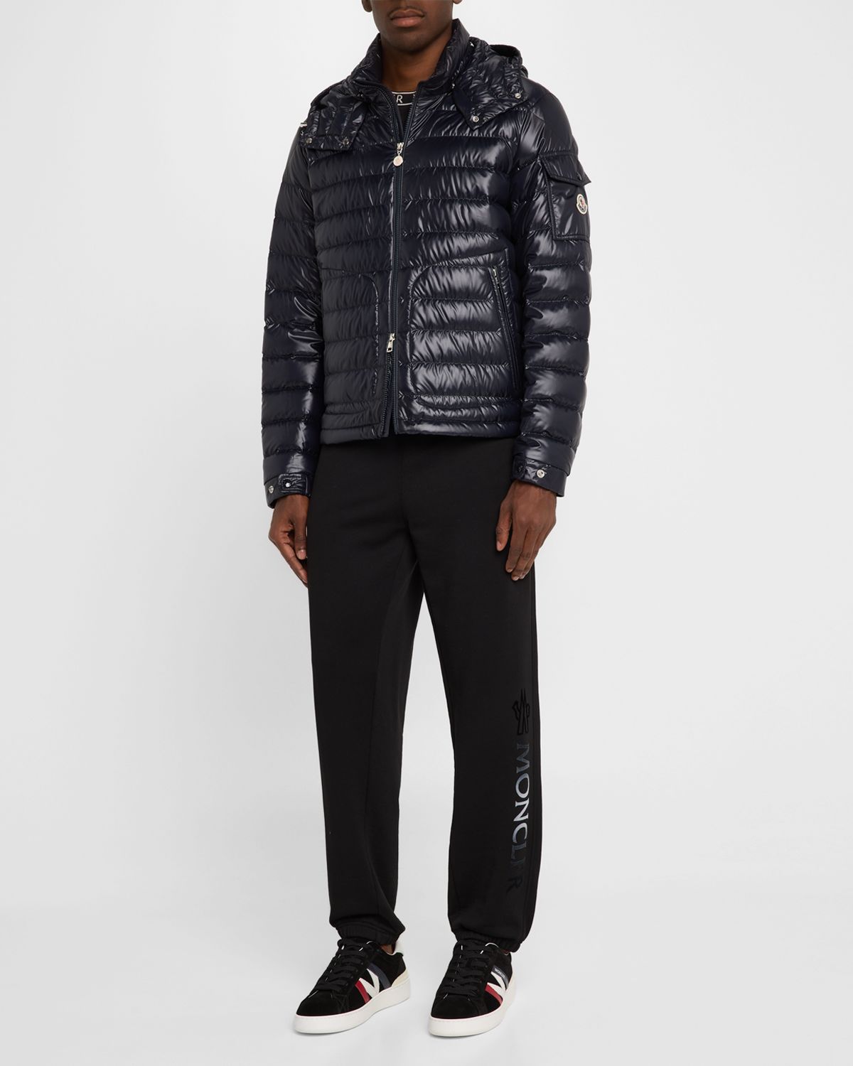 Moncler Men 's Lauros Quilted Hooded Down Jacket