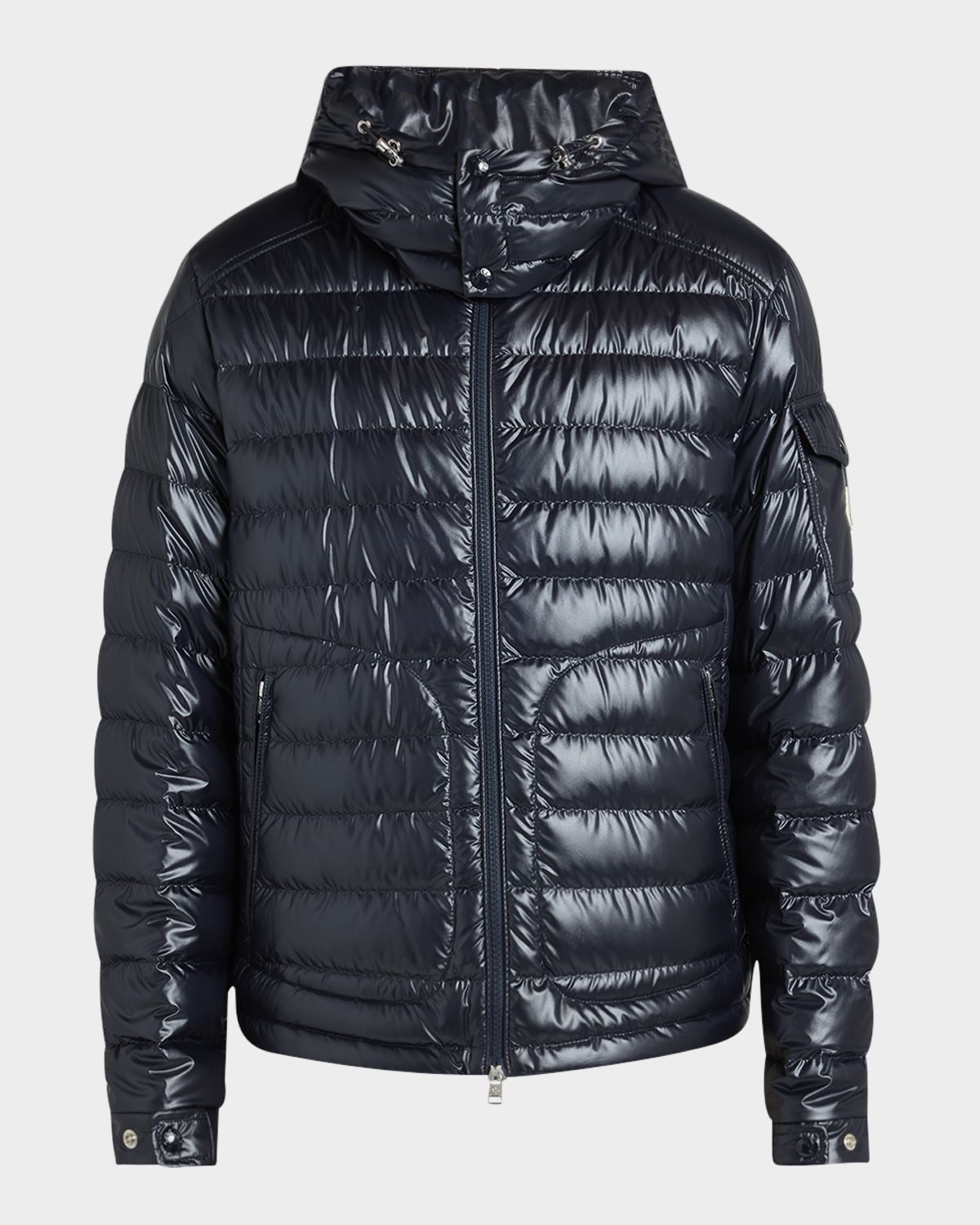 Moncler Men 's Lauros Quilted Hooded Down Jacket