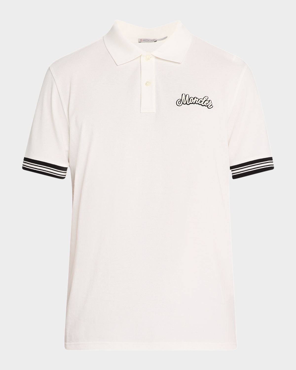 Moncler Men 's Cotton Logo Polo Shirt
