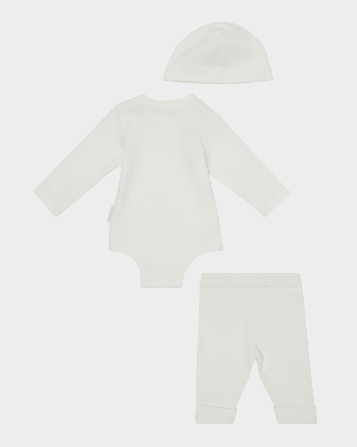 Moncler Boy 's Bodysuit, Pants, and Hat Gift Set, Size 0M-6M