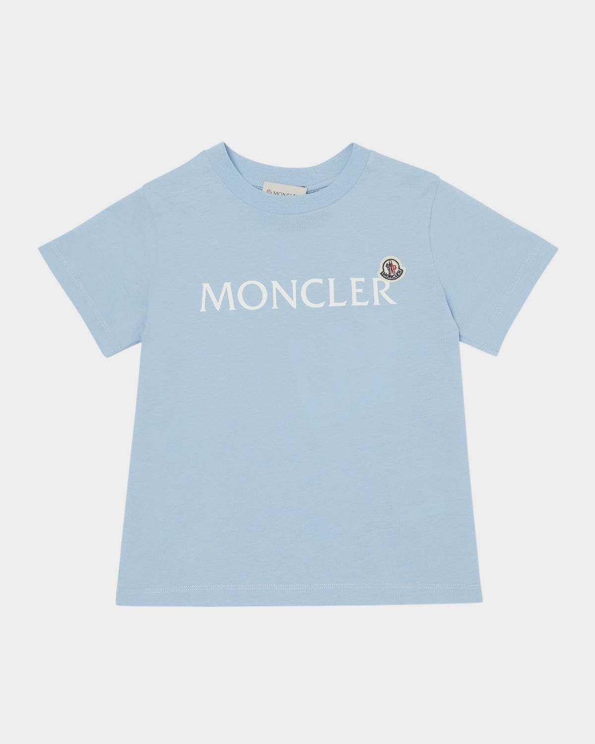 Moncler Boy 's Embroidered Logo-Print T-Shirt | Thumbnail 4 Moncler Boy 's Embroidered Logo-Print T-Shirt | Thumbnail 4