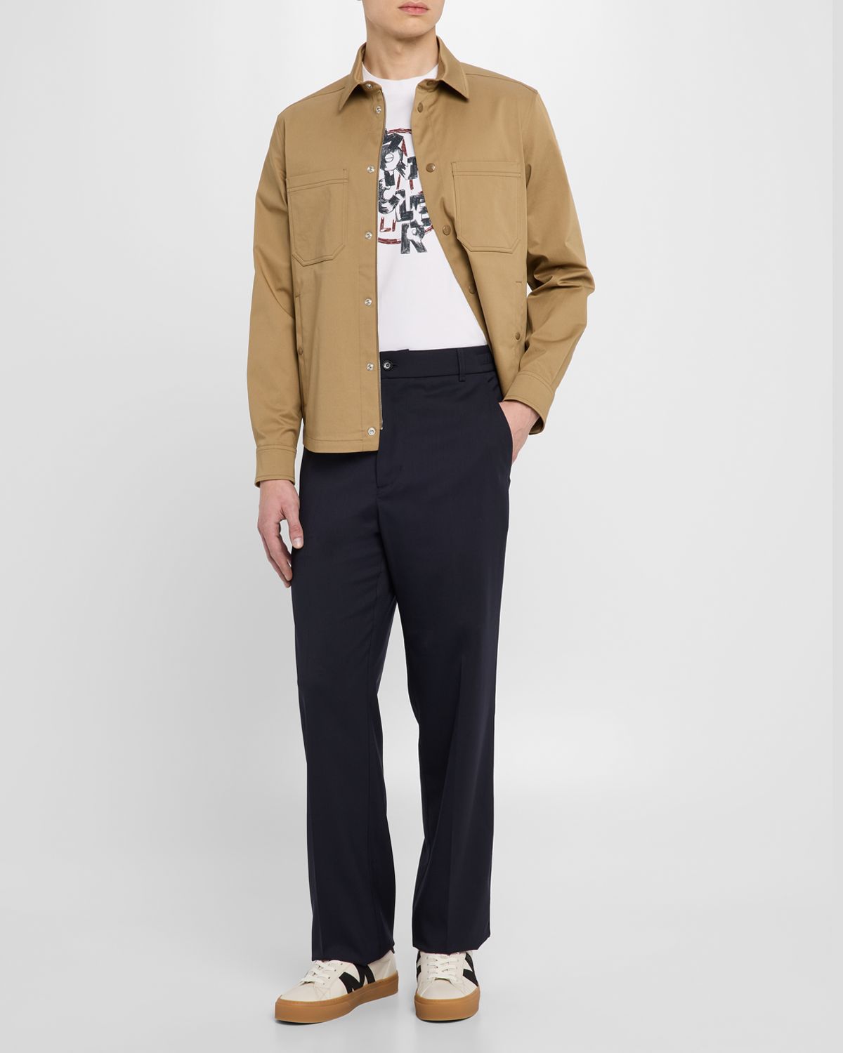 Moncler Men 's Tailored Gabardine Pants