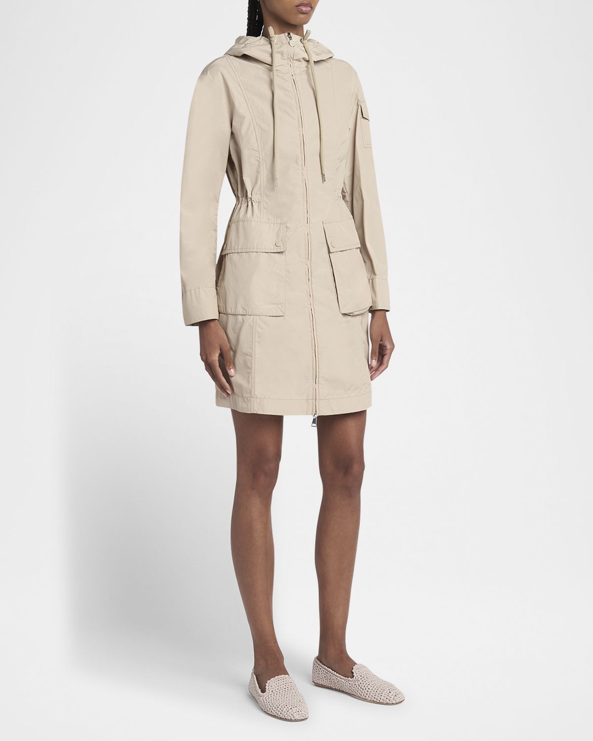 Moncler Laerte Long Hooded Parka