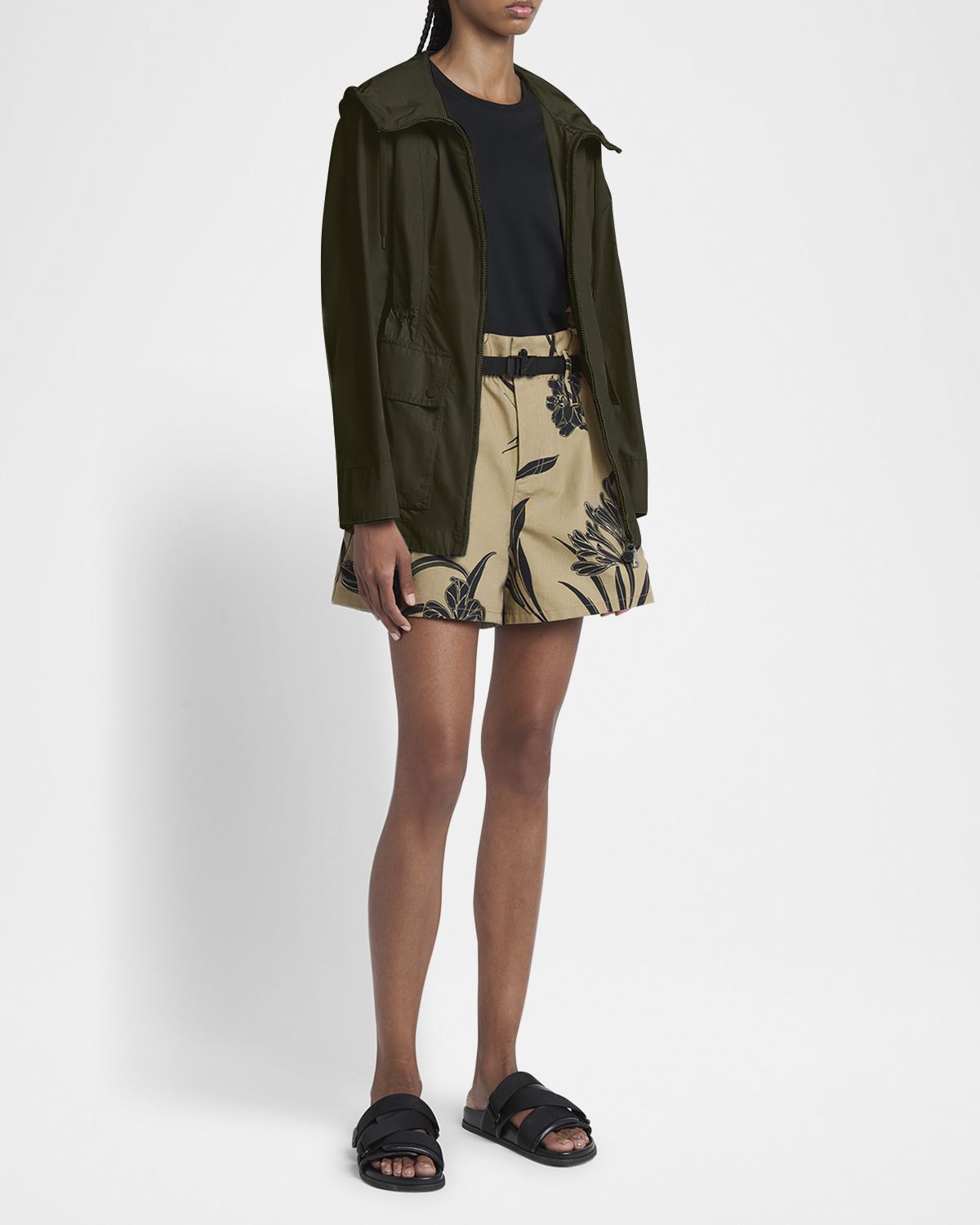 Moncler Leandro Short Hooded Parka