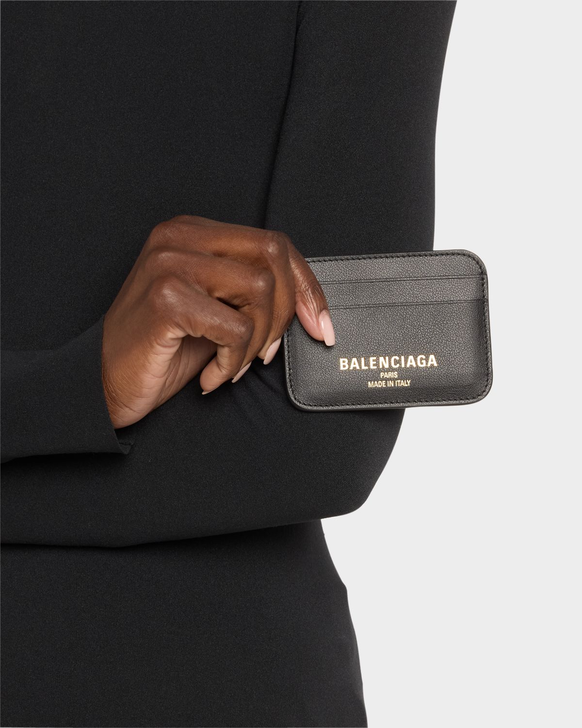 Balenciaga Cash 2.0 Leather Card Holder