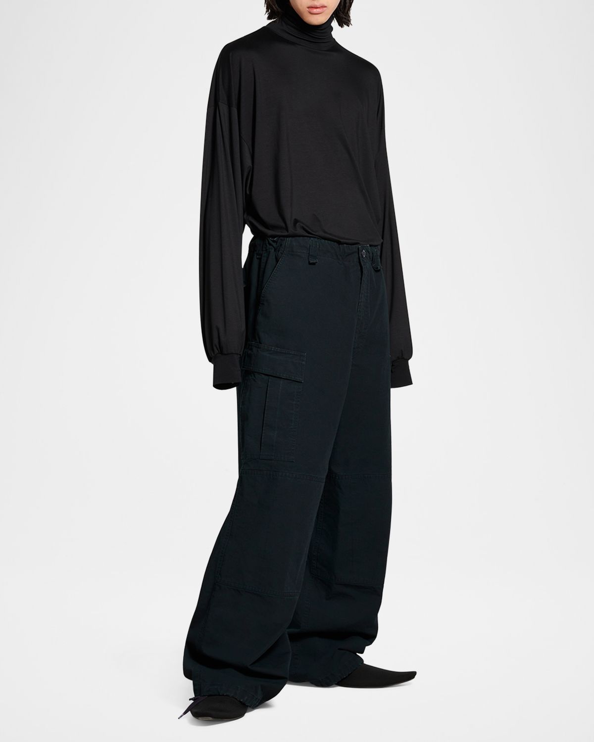 Balenciaga Men 's Large Cargo Pants