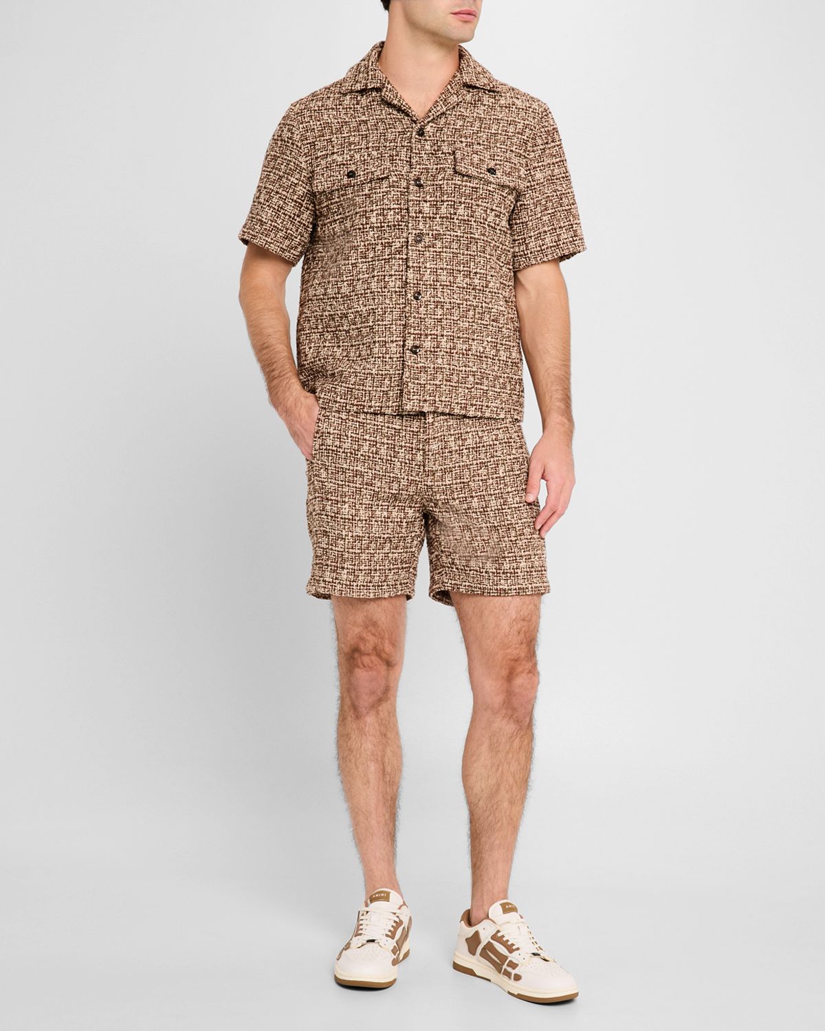 Amiri Men 's Boucle Shorts