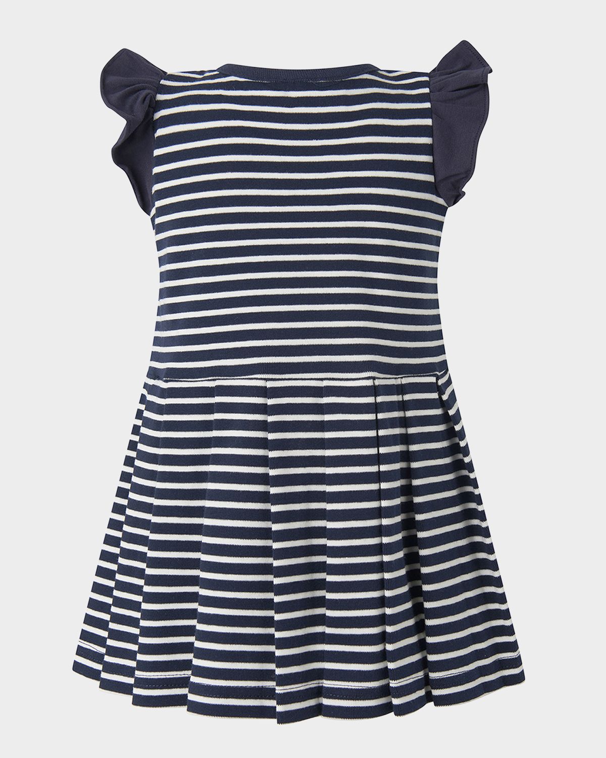 Rachel Riley Girl 's Breton Striped Tennis Dress, Size 2-