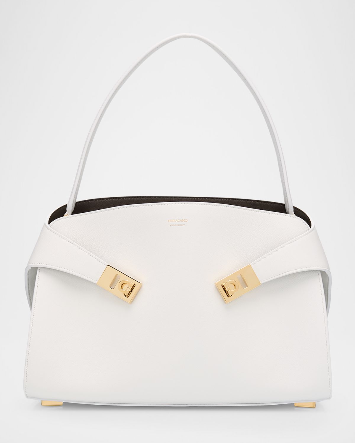 Ferragamo Small Hug Leather Shoulder Bag