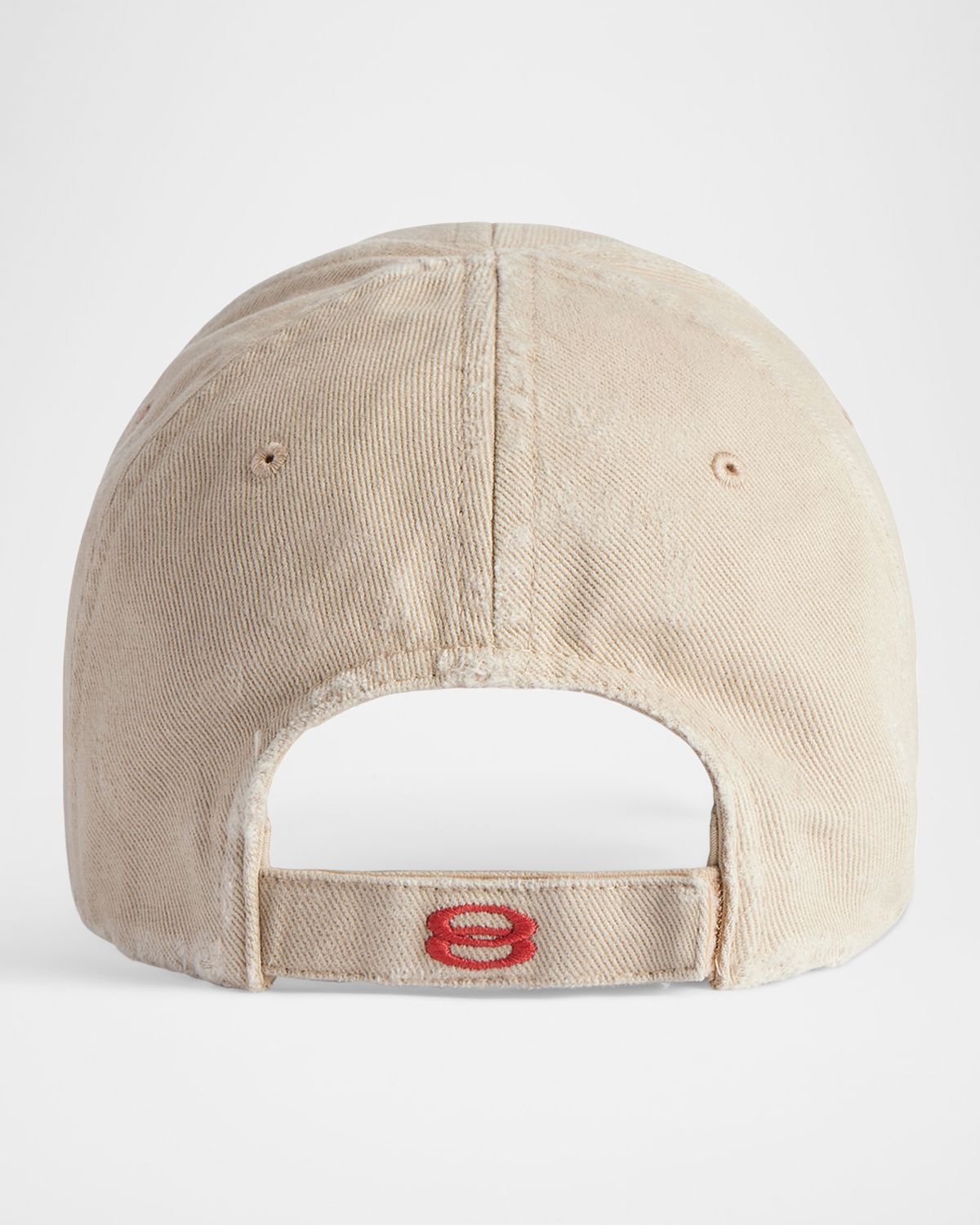 Balenciaga Men 's Double Unity Embroidered Baseball Cap