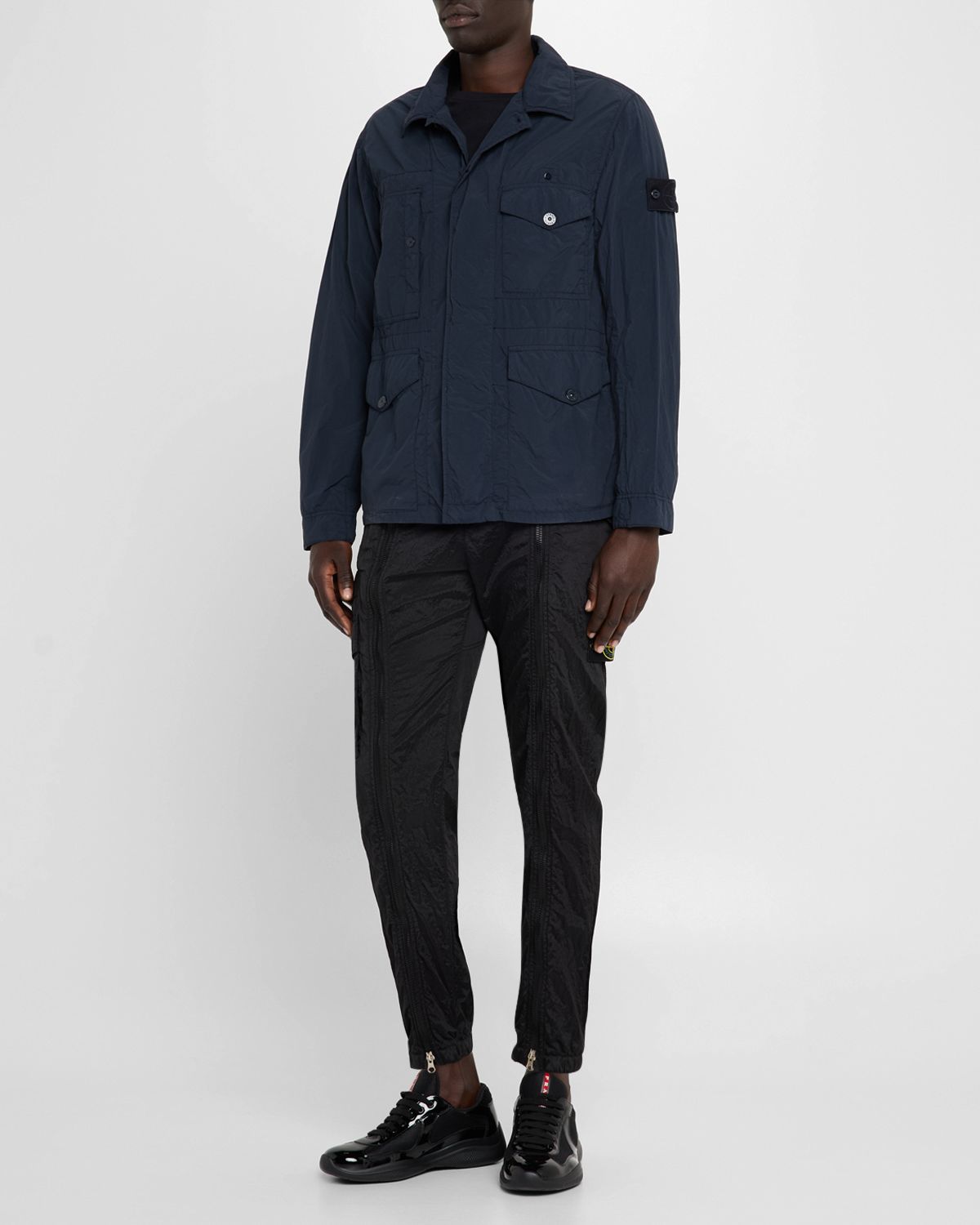 Stone Island Men 's Ghost Nylon Field Jacket
