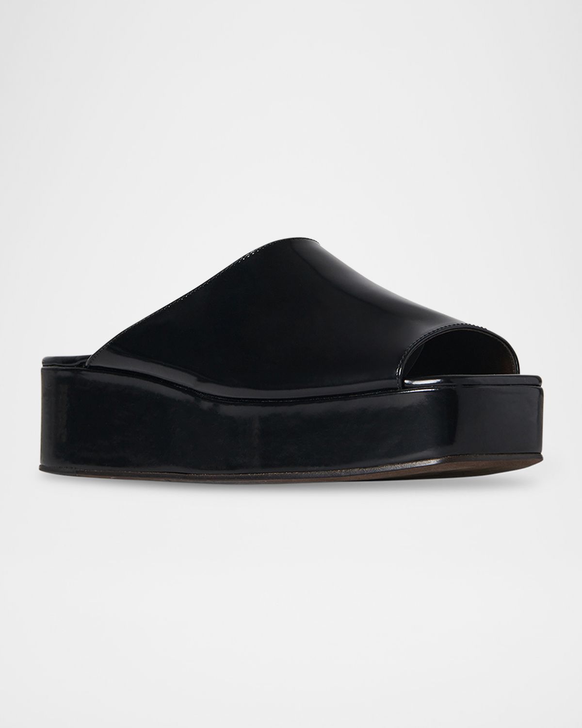 THE ROW Emi Flatform Leather Sandals