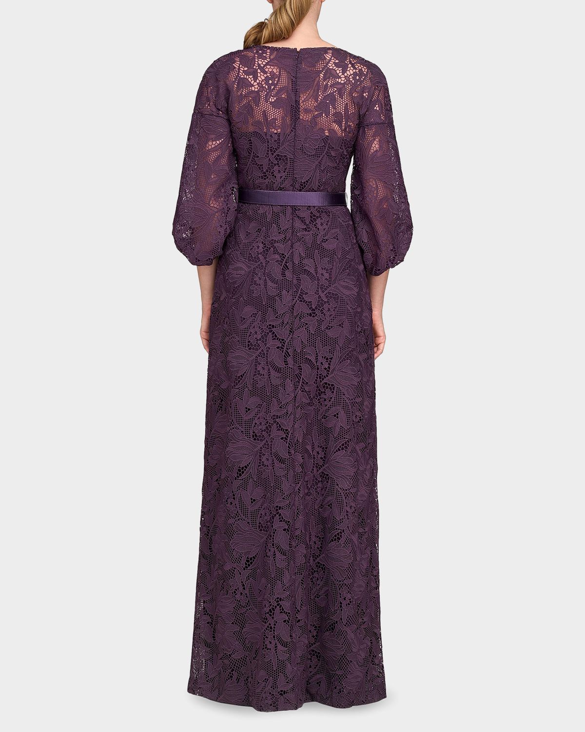 Kay Unger New York Delaney Lace A-Line Gown | Thumbnail 3 Kay Unger New York Delaney Lace A-Line Gown | Thumbnail 3
