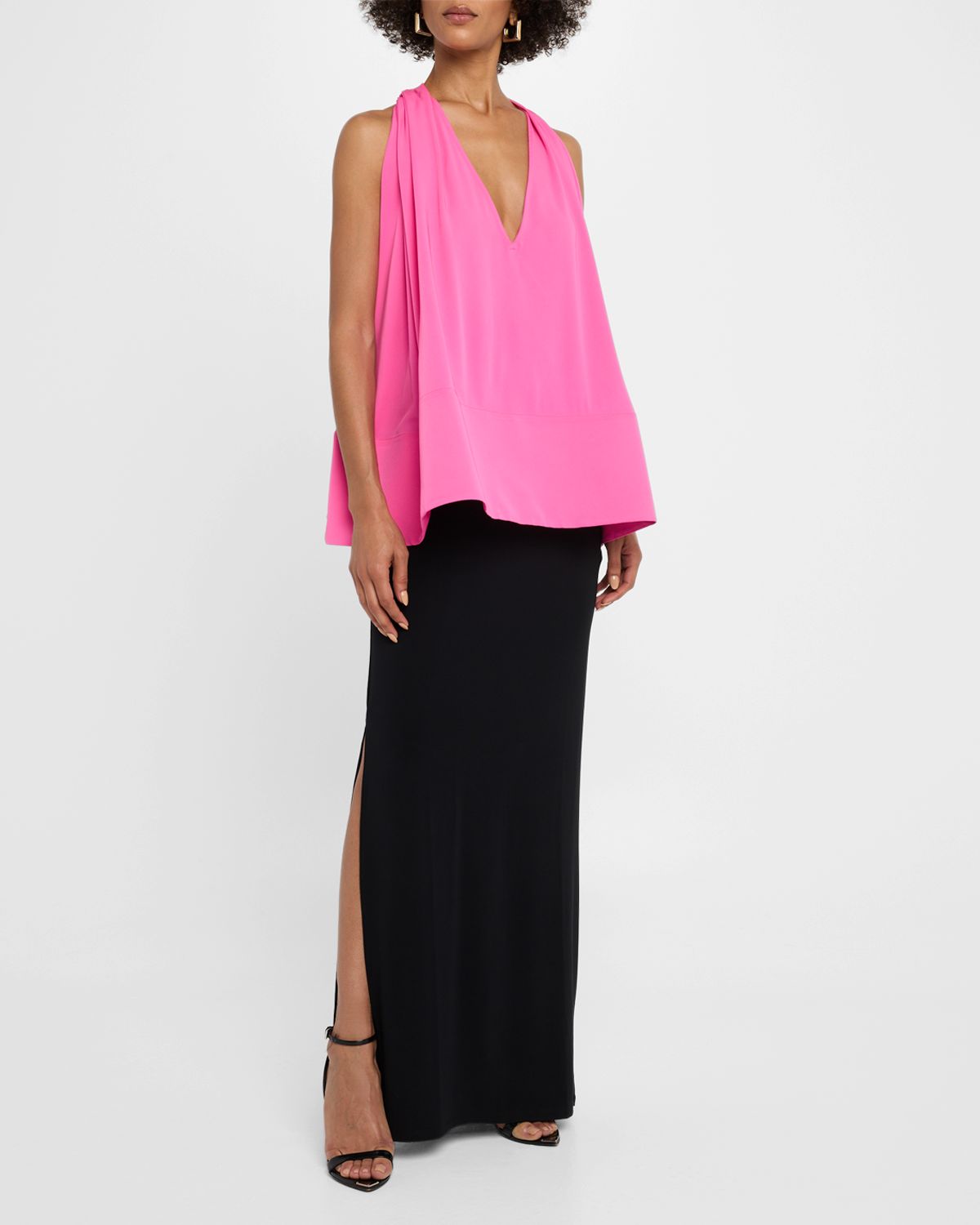 Jacquemus La Peplo Slit Maxi Skirt