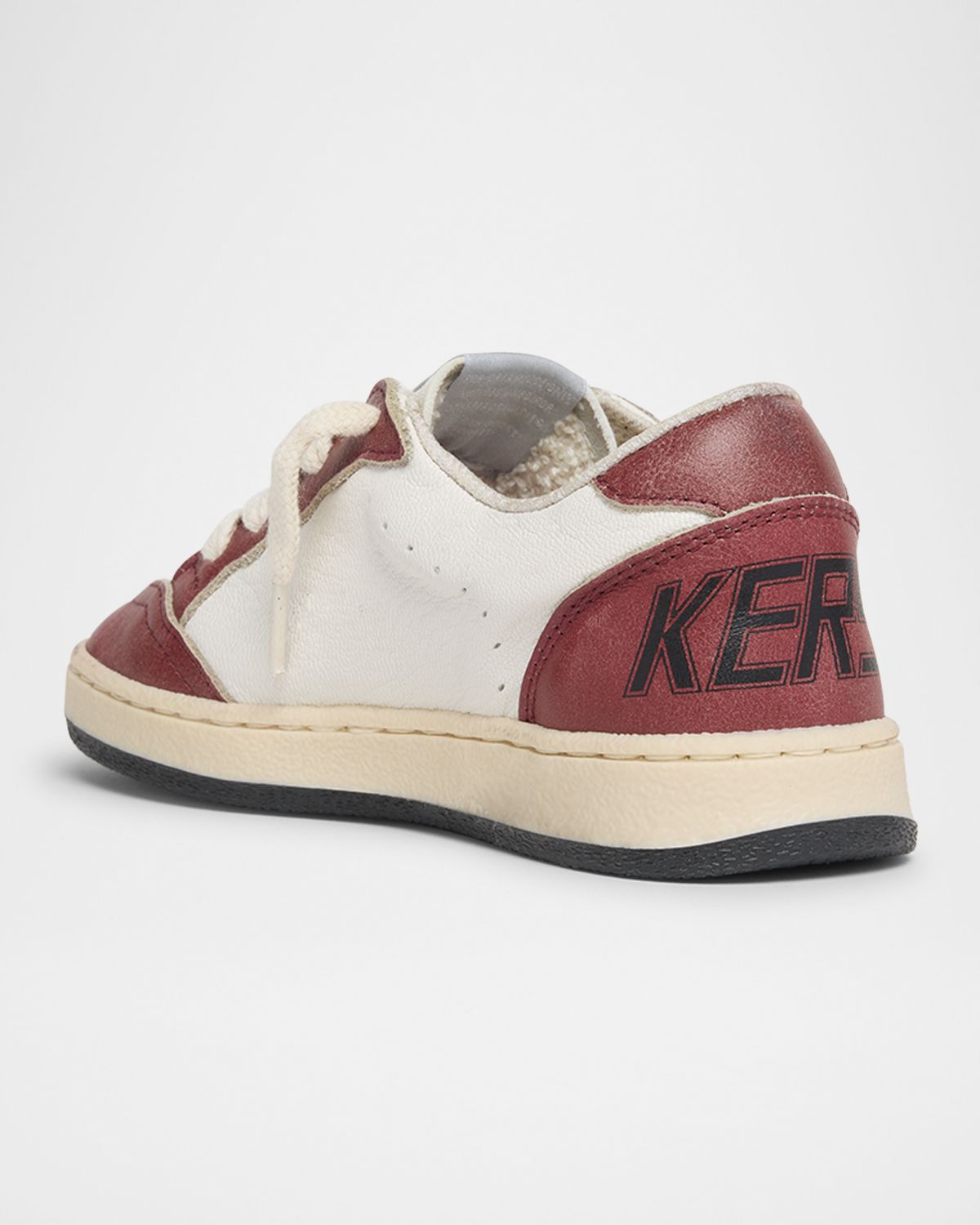 Golden Goose Boy 's Ball Star Young Nappa Leather Sneakers