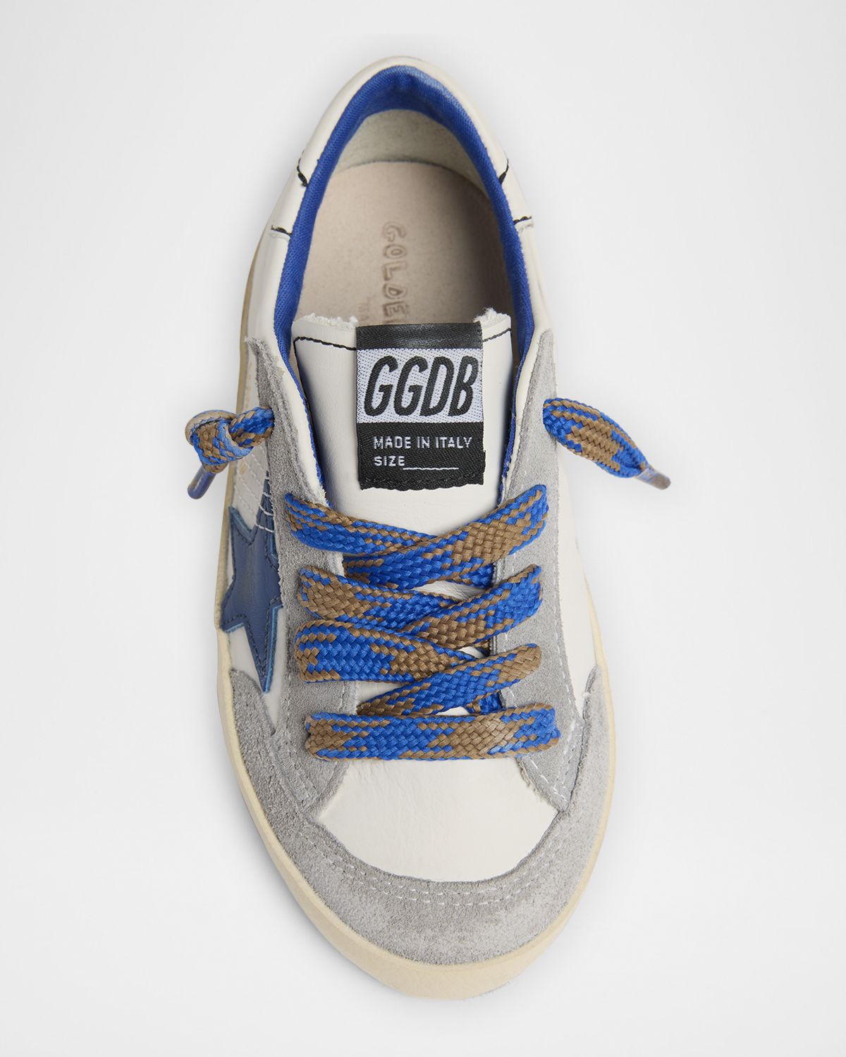 Golden Goose Boy 's Super Star Young Leather and Suede Sneakers | Thumbnail 4 Golden Goose Boy 's Super Star Young Leather and Suede Sneakers | Thumbnail 4