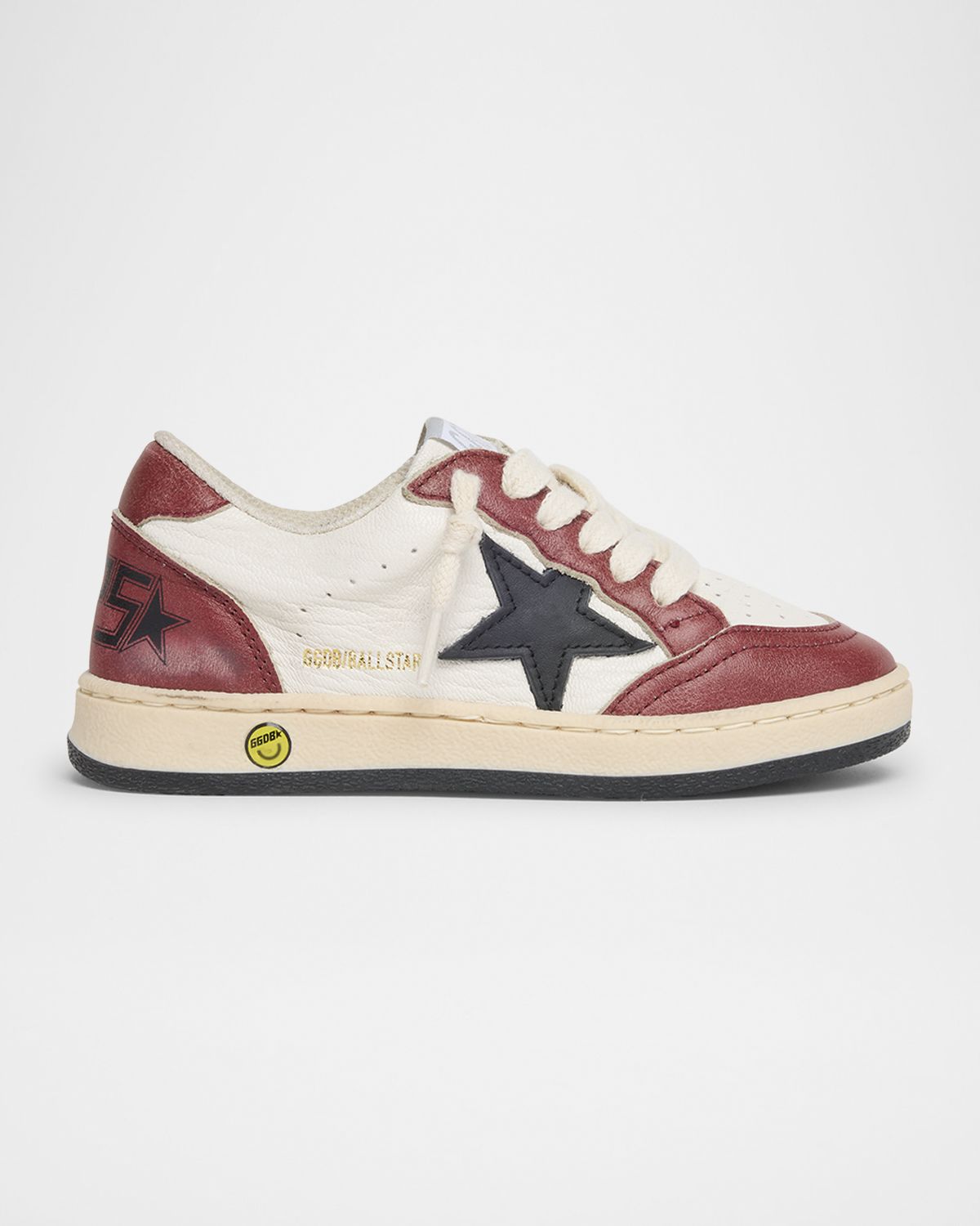 Golden Goose Boy 's Ball Star Young Nappa Leather Sneakers