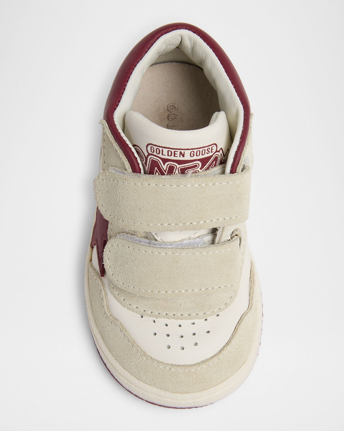Golden Goose Boy 's June Two-Toned Leather Sneakers, Baby | Thumbnail 4 Golden Goose Boy 's June Two-Toned Leather Sneakers, Baby | Thumbnail 4